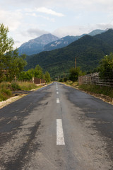 Fototapeta premium Road in the mountains