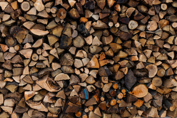 Fire wood stack texture