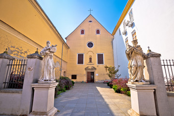 Osijek Saint Jacob church street view