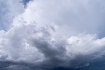 Cumulus partly spreading