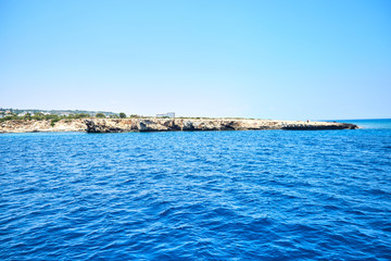 Naklejka premium cyprus sea cost