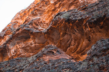 rock abstracts red color in Australia