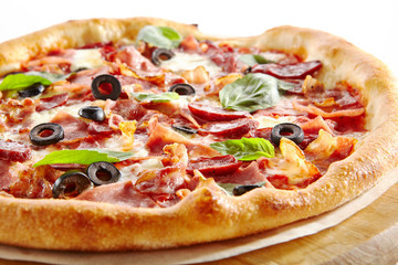 Meat Mix Pizza with Parma Ham