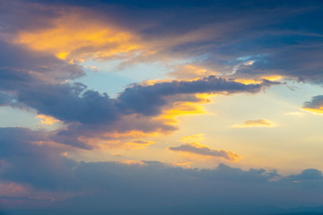Fototapeta premium blue sky with clouds. place to insert text. natural background