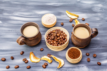 Mushroom Chaga Coffee Superfood Trend.