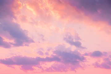 Beautiful sky with cloud and empty area for text. concept Nature for presentation background Beautiful colorful sky with sunlight. Environment and beauty