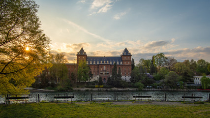 Fototapeta na wymiar Castello del Valentino, Turin, Italy. 