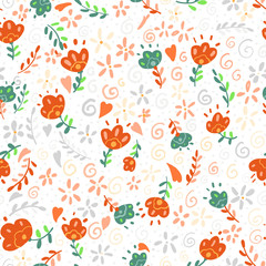 Floral seamless pattern.