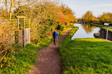 hatton locks grand union canal warwickshire england uk