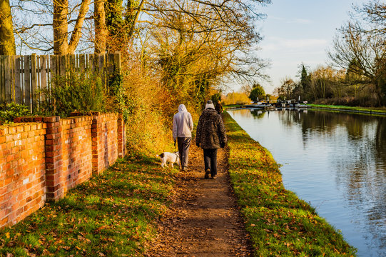 Hatton Locks Grand Union Canal Warwickshire England Uk