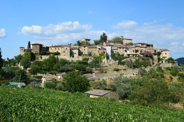 Obraz premium Montefioralle in Chianti