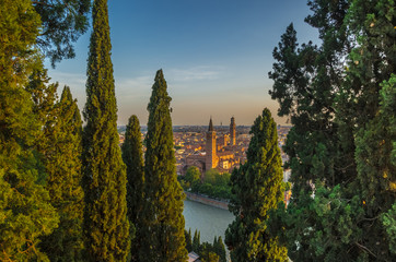 Sunset in Verona