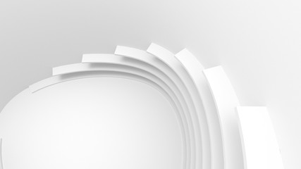 Abstract Technology Background. Minimal Architecture Design