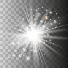 Glowing lights effect