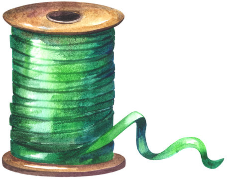 Green ribbon coil
