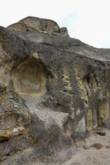 Old cave city Uplistsikhe in Caucasus mountains, Georgia