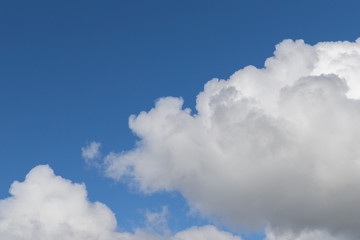 Blue sky with clouds