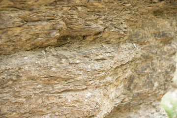 texture of the mountain. stone close up.