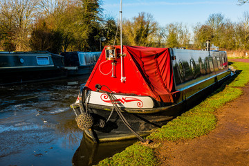 worcester and birmingham canal alvechurch marina worcestershire england , uk