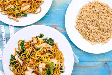 Chinese Style Chicken Chow Mein Meal