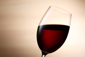 赤ワインのアップ