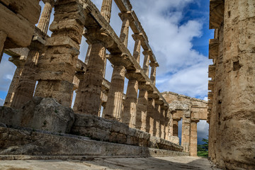 Tempel in Paestum, Salerno, Italien