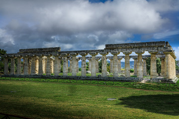 Tempel in Paestum, Salerno, Italien