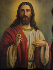Jesus Christ Orthodox Icon - obrazy, fototapety, plakaty