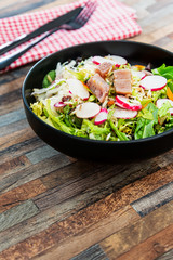 Tuna fume of rice cook radish and white chou