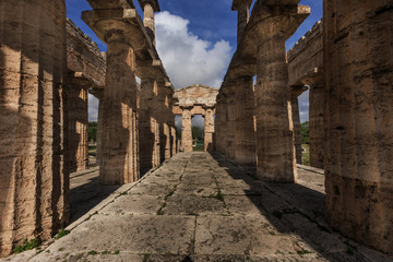 Tempel in Paestum, Salerno, Italien