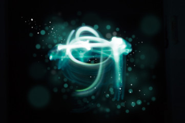 Magic game of electric lights