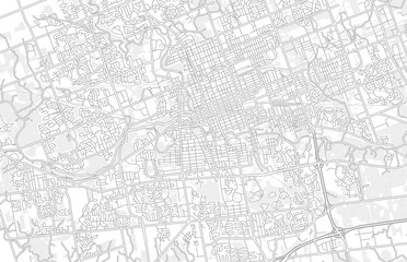 London, Ontario, Canada, bright outlined vector map