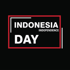 Indonesia Independence Day Celebration Vector Template Design Illustration