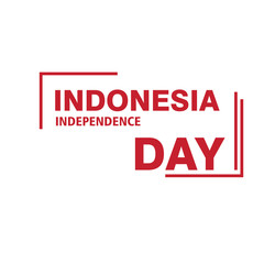 Indonesia Independence Day Celebration Vector Template Design Illustration