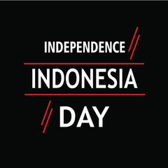 Indonesia Independence Day Celebration Vector Template Design Illustration
