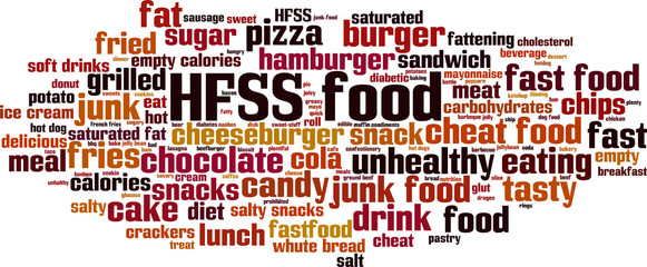 HFSS food word cloud