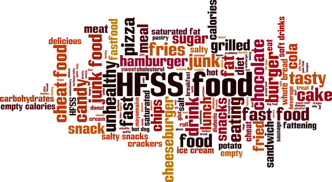 HFSS food word cloud