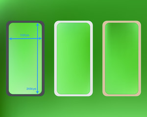Mesh, lime colored phone backgrounds kit.