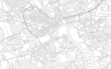 Fototapeta na wymiar Moncton, New Brunswick, Canada, bright outlined vector map
