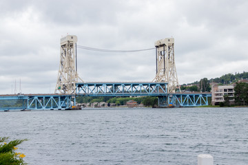 Downtown Houghton, Michigan U.P. Bridge 4