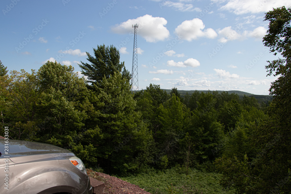 Wall mural michigan upper peninsula skyline 2