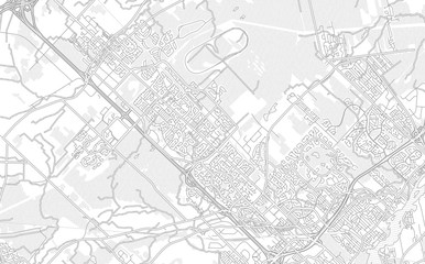 Fototapeta na wymiar Blainville, Quebec, Canada, bright outlined vector map