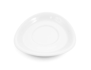 white plate isolated on white background