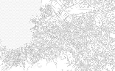 Fototapeta premium Delmas, Ouest, Haiti, bright outlined vector map