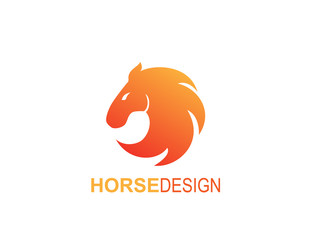 Horse sign logo