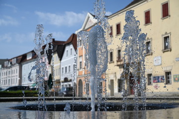 Fototapeta na wymiar Brunnen in Eferding