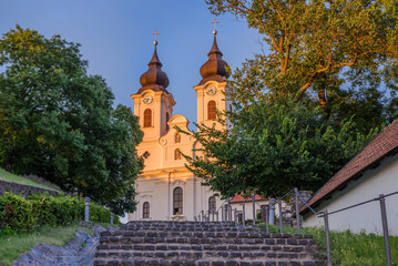 Benedictine Tihany Abbey in Tihany, Balaton, Hungary