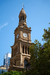 Sydney City Hall in Sydney, Australia.