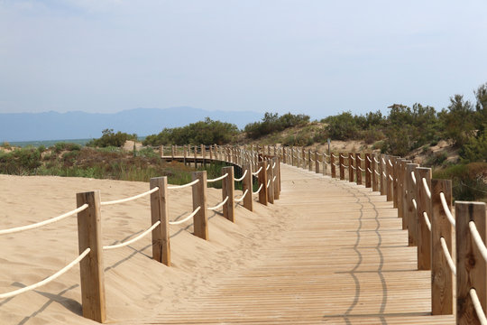 Dunas en las playas de Riumar, en el Delto del Ebro
