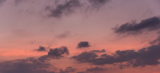 dramatic sky with clouds